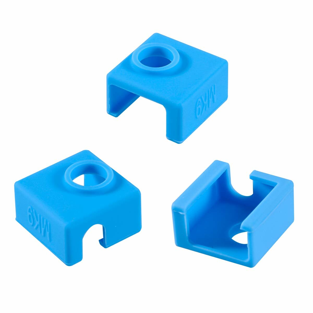 SIMAX3D® 3Pcs Heating Block with Silicone Sock for MK7/8/9 3D Printer Hotend Extruder Ender 3/3 Pro CR-10/10S 3D Printer Par